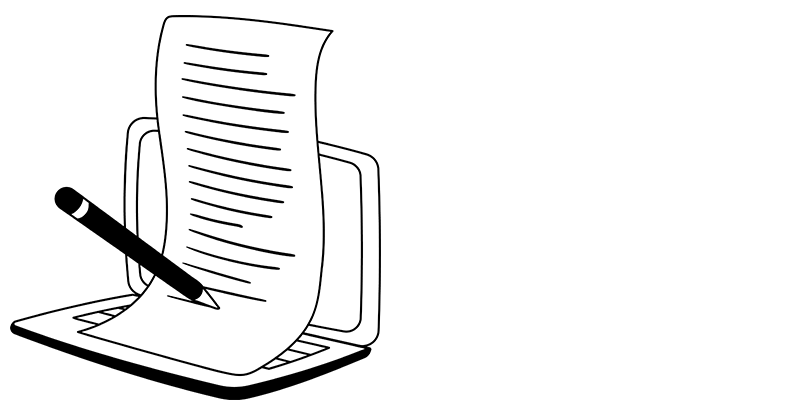 Icono de servicio como redactor médico
